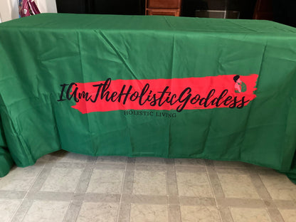 6ft 3-Sided Drape Tablecloth (Custom)