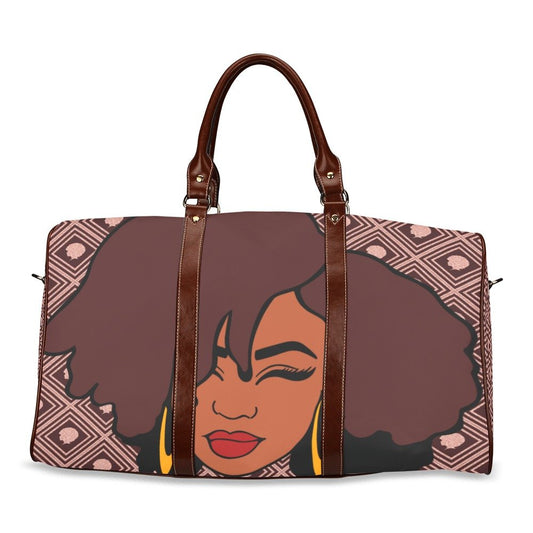 Brown Skin Girl Travel Bag