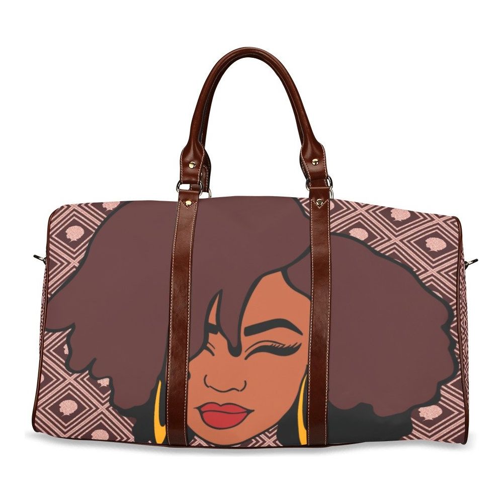 Brown Skin Girl Travel Bag