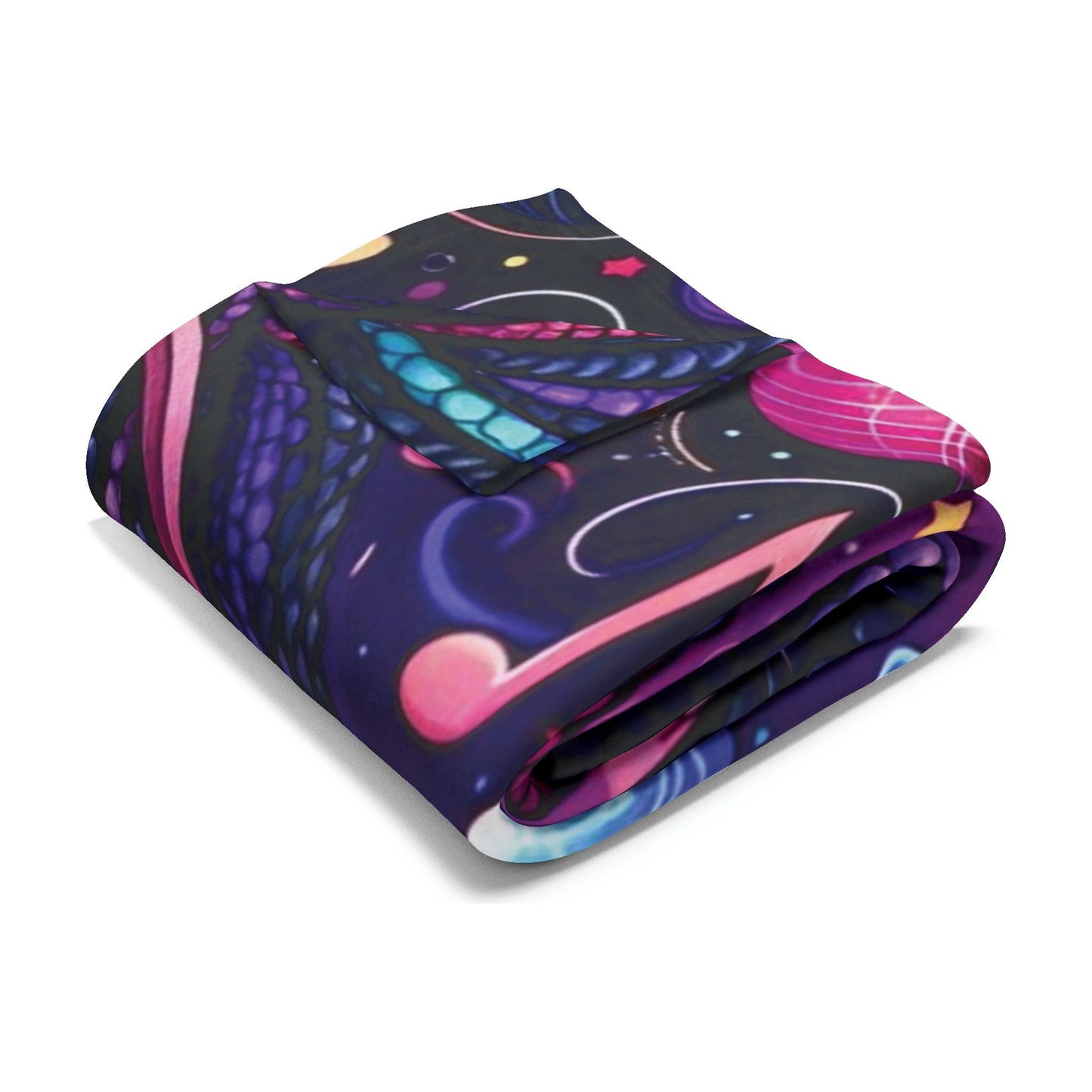 Purple Music - Arctic Fleece Blanket