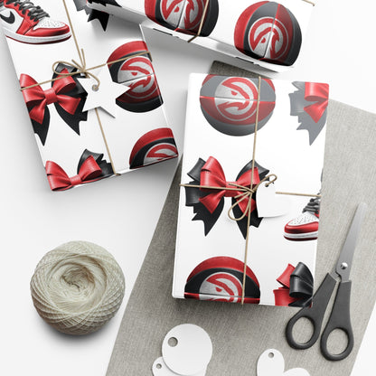 Atlanta Falcon Inspired Gift Wrap Papers