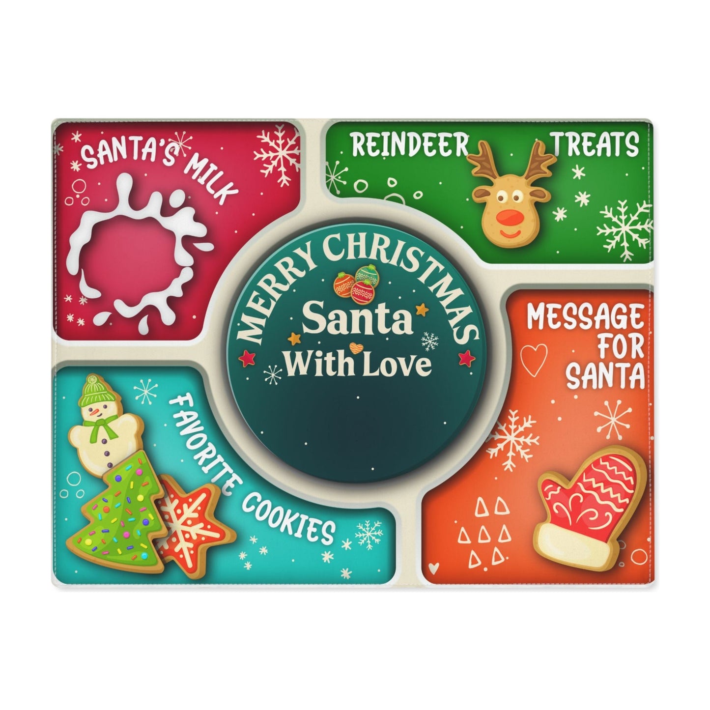 Santa Cookie Placemat