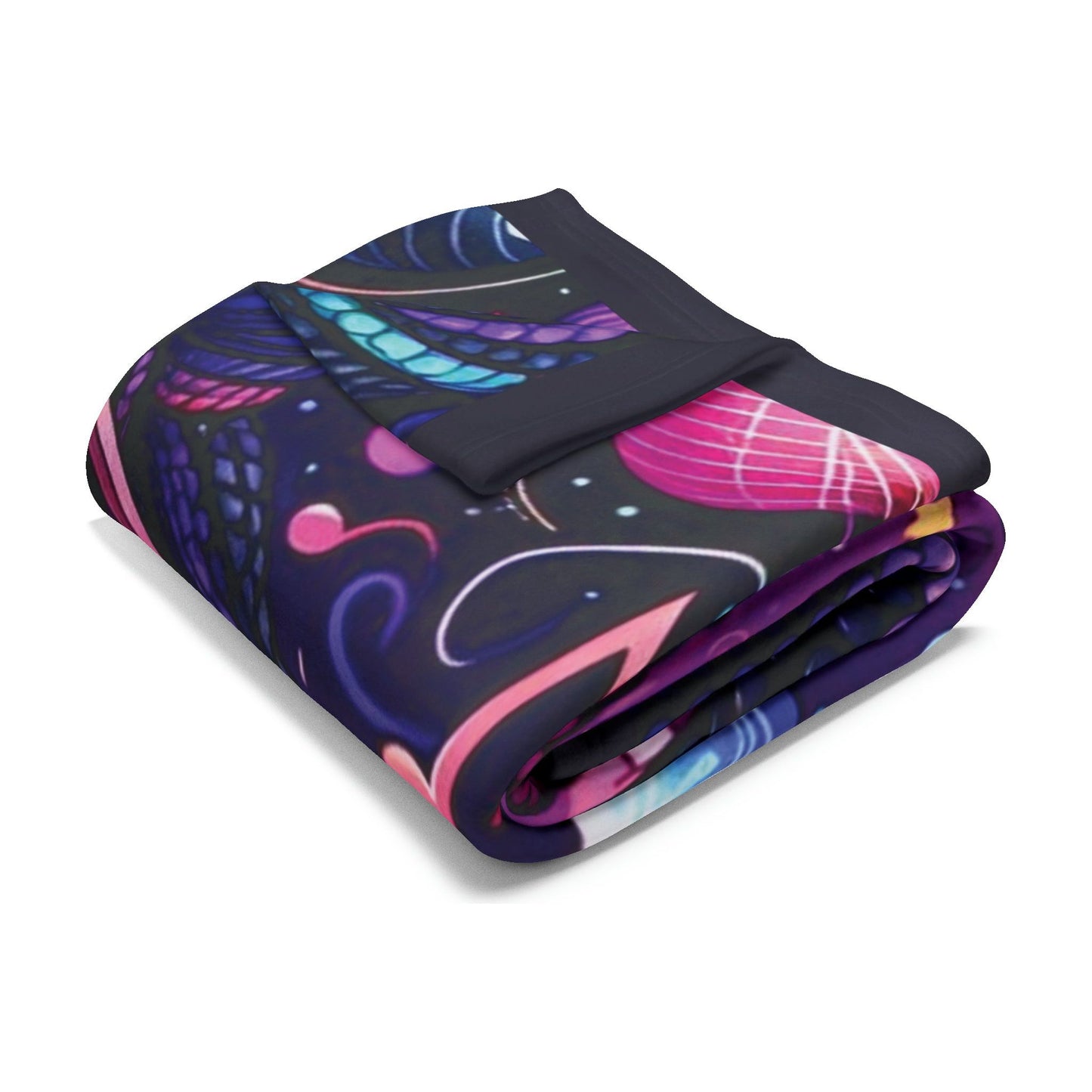 Purple Music - Arctic Fleece Blanket