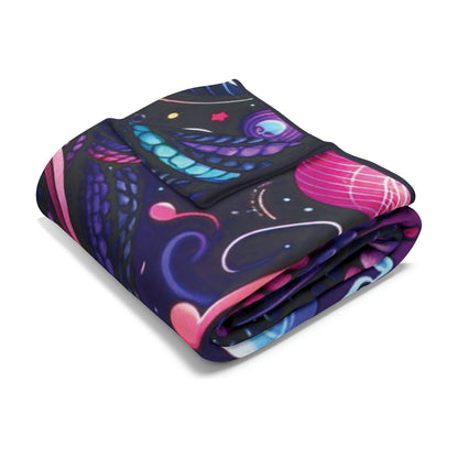 Purple Music - Arctic Fleece Blanket