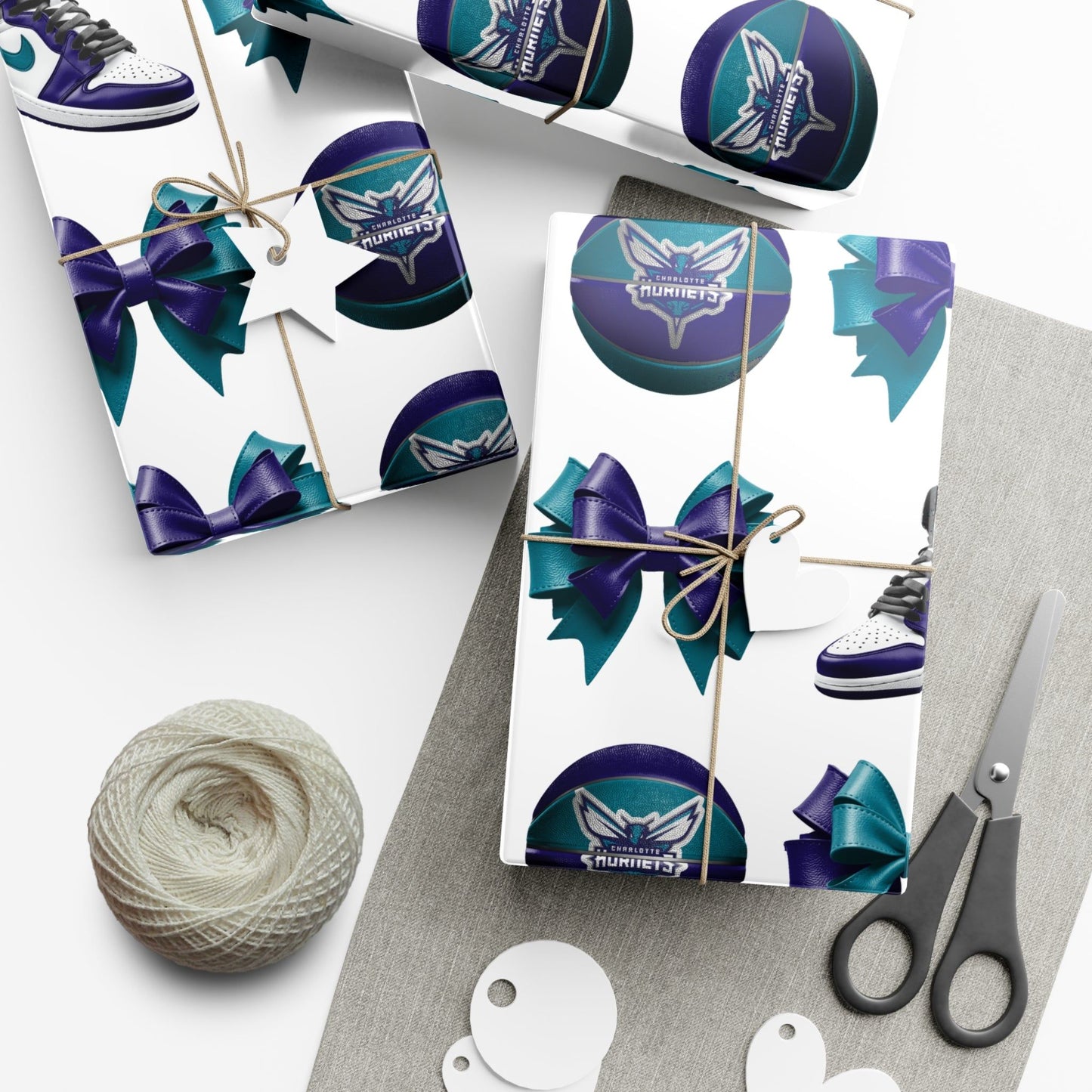 Charlotte Hornet Inspired Gift Wrap