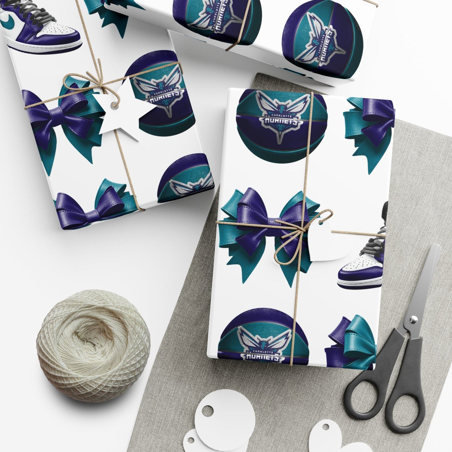 Charlotte Hornet Inspired Gift Wrap