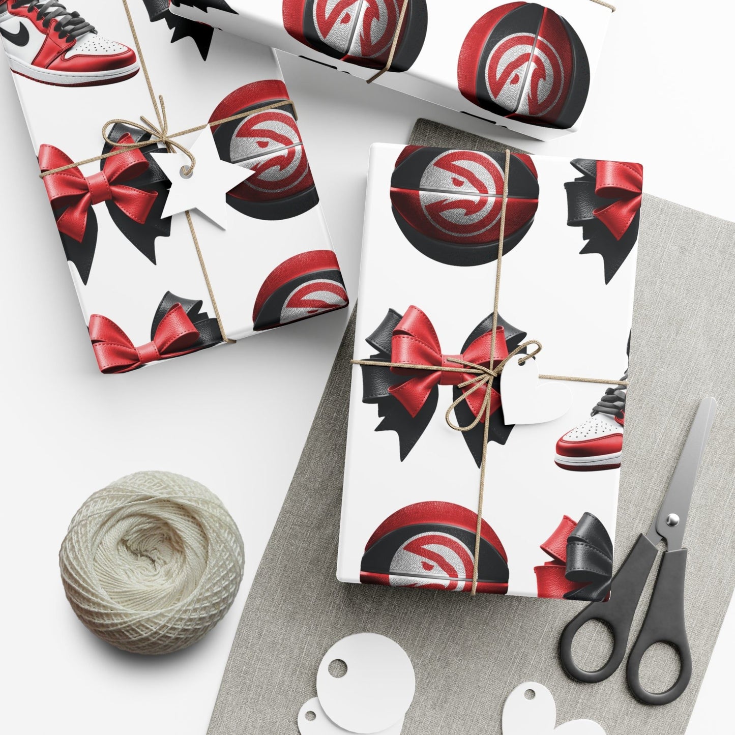 Atlanta Falcon Inspired Gift Wrap Papers