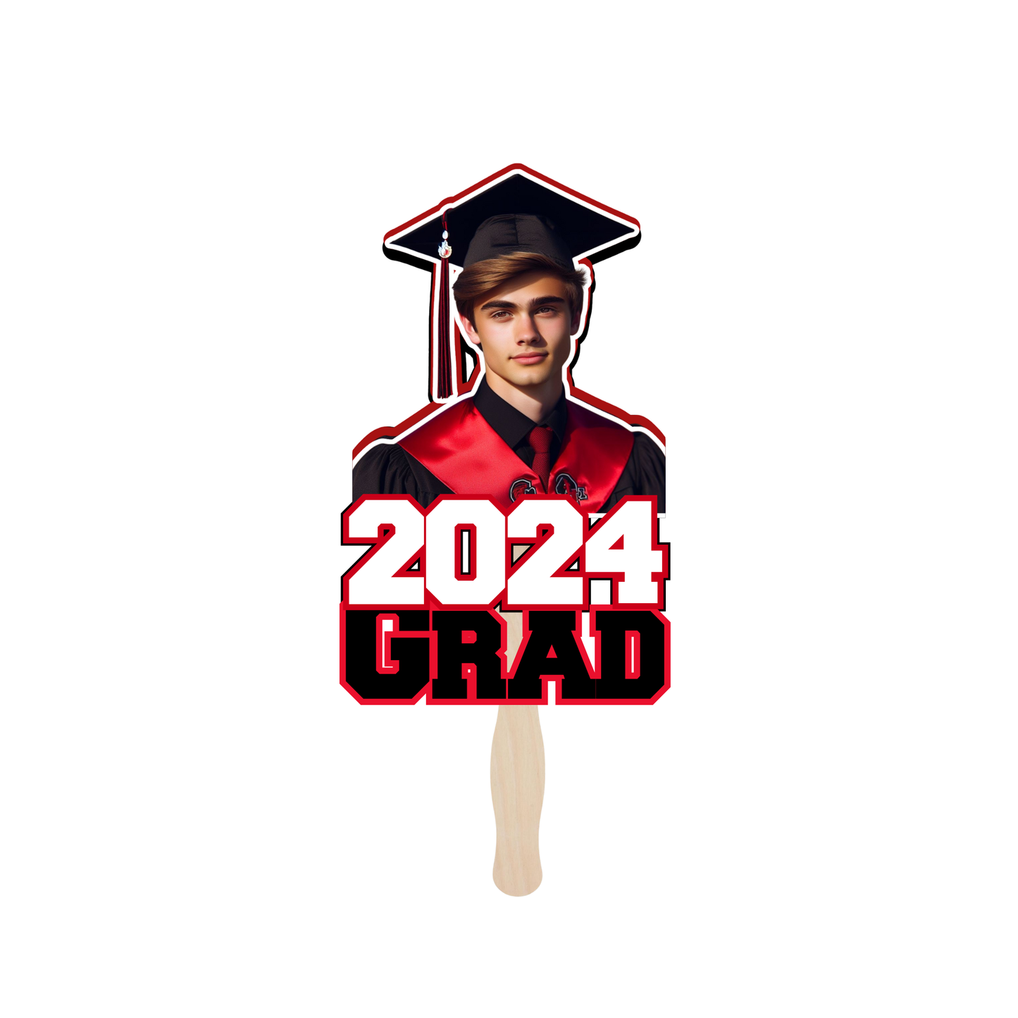 Personalized Graduation Celebration Fan