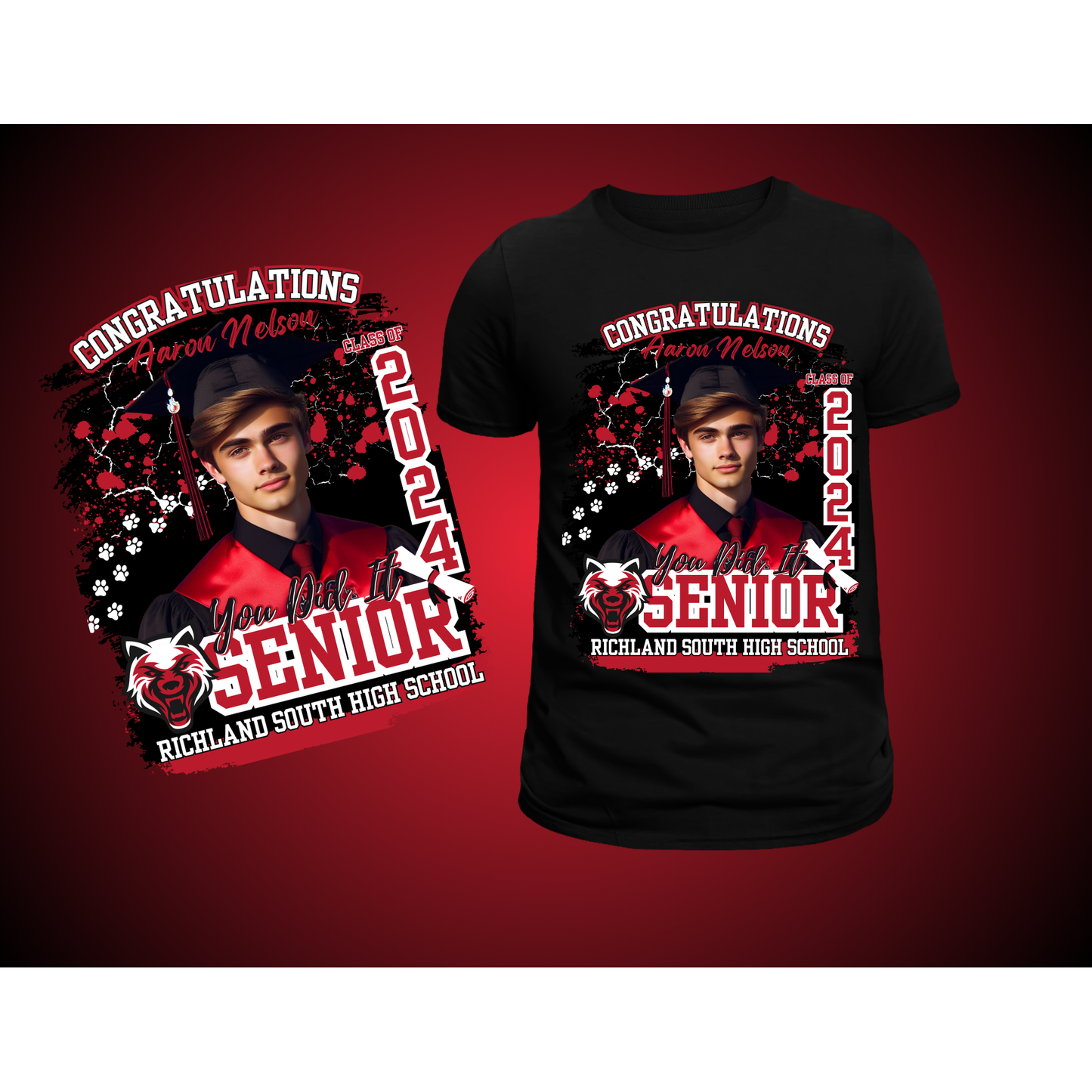 Custom 2024 Graduation Shirts