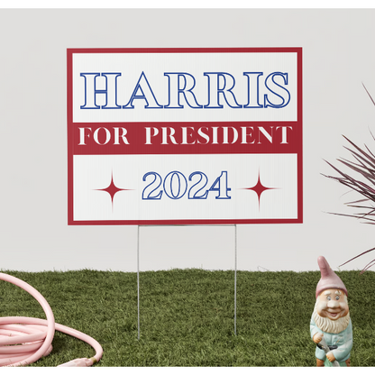 2024 Kamala Harris Yard Sign