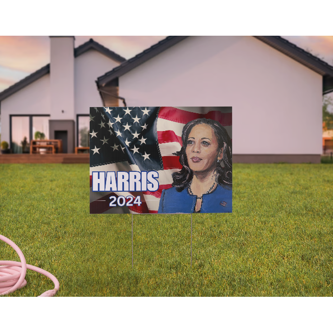 2024 Kamala Harris Yard Sign