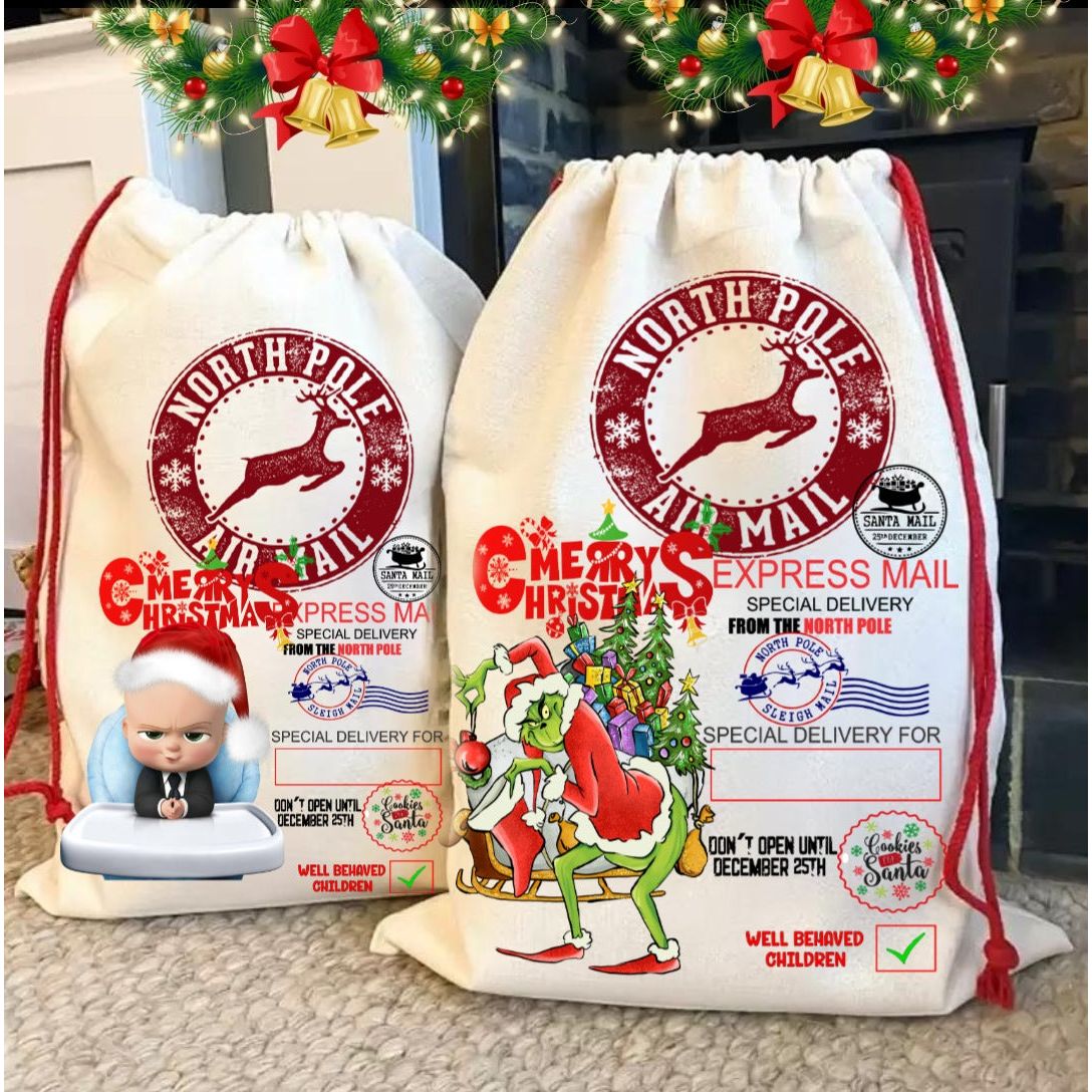 Personalized Santa Sacks