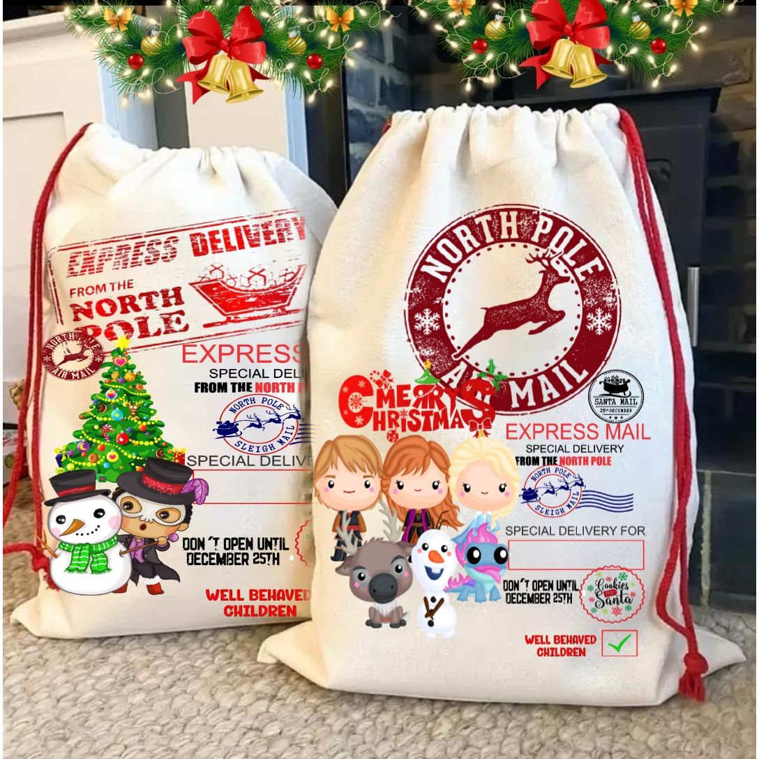 Personalized Santa Sacks