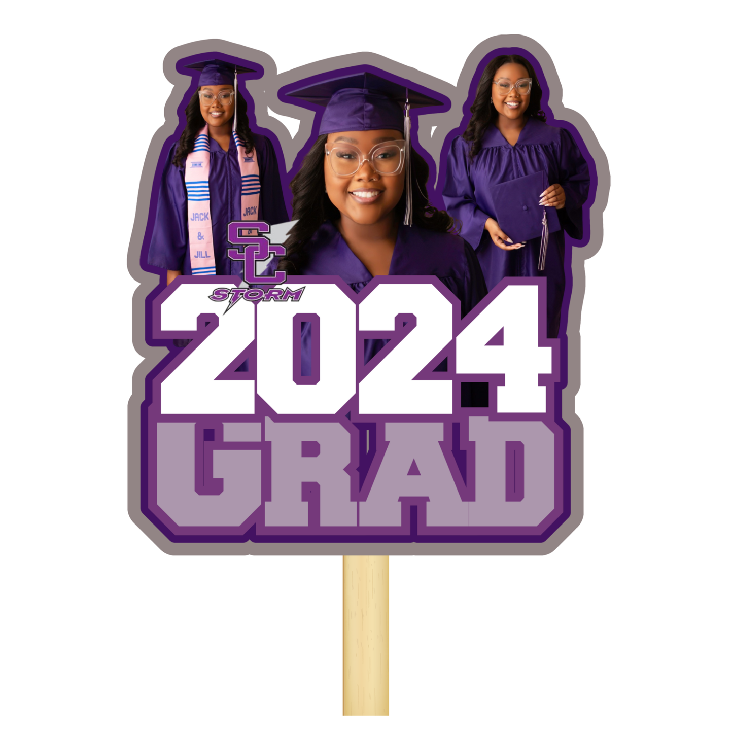 Personalized Graduation Celebration Fan